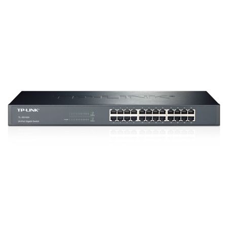 TP-LINK TL-SG1024 24-Port Gigabit Rackmount Switch - Steel Case TP-LINK TL-SG1024 24-Port Gigabit Rackmount Switch - Steel Case